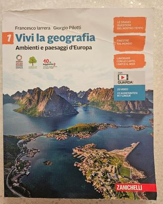 Testo scolastico "Vivi la Geografia, Vol. 1"