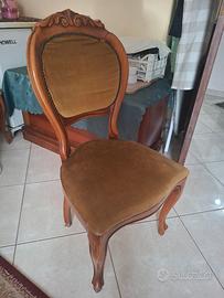 Sedia Legno Classica Soggiorno Sala 