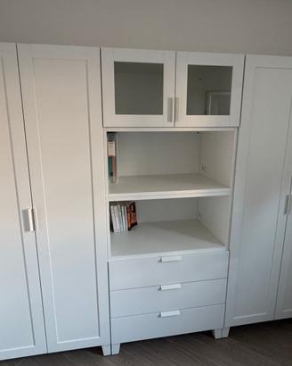 Cameretta IKEA: armadio PLATSA, Scrivania Bekant