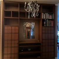 Parete attrezzata in legno