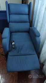 Poltrona elettrica reclinabile e alzapersona