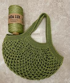 Borsa a rete uncinetto LOOPANET