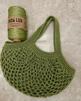 Borsa a rete uncinetto LOOPANET