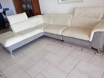 Divano Happy Sofa' in vera pelle -2 relax - 
