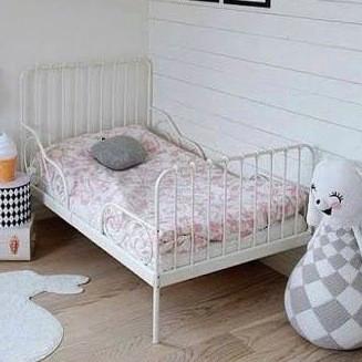 lettino bambini Minnen IKEA allungabile bianco