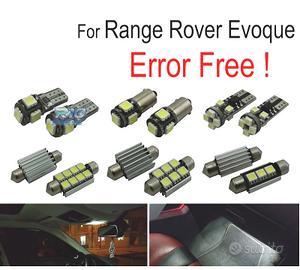 KIT 10 LAMPADE LED INTERNE PER LAND ROVER EVOQUE 1