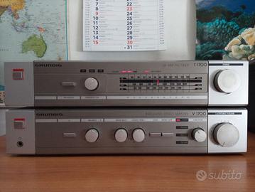 Grundig sinto T 1700 e amp V 1700 Vintage 80