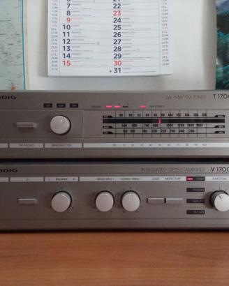 Grundig sinto T 1700 e amp V 1700 Vintage 80
