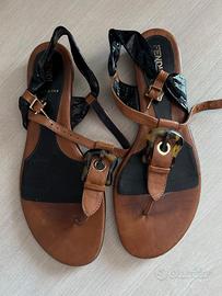 Sandali originali Fendi in pelle – Tg. 39 –