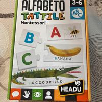 Haedu montessori alfabeto tattile