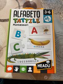 Haedu montessori alfabeto tattile