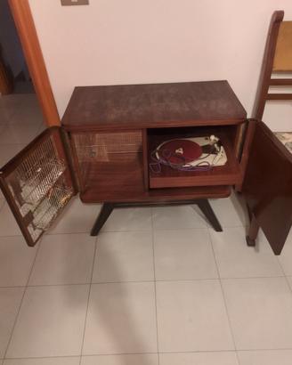 mobiletto con lettore 33 giri