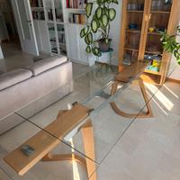 Tavolo allungabile in rovere