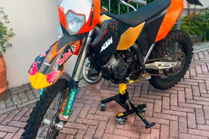 KTM 125 EXC 2010 targata - Con accessori e ricambi