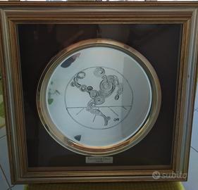 quadro " Il calcio di Salvator Dalì"