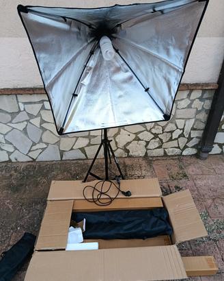 softbox neewer set luci fotografia cinema 