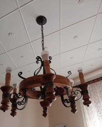 LAMPADAIO RUSTICO ANNI  '70