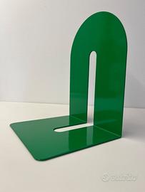 Fermalibro Rexite Duplo in metallo verde, vintage