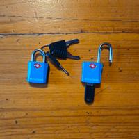2 Lucchetti con 4 chiavi NEW
