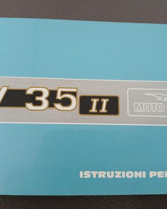 Libretto istruzioni Moto guzzi V 35 II