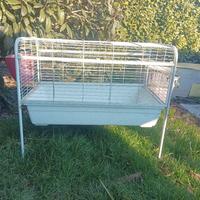 Gabbia per conigli o galline con pulcini 