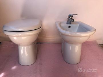 Set Sanitari Bagno: wc+bidet+lavandino angolare