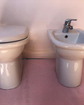 Set Sanitari Bagno: wc+bidet+lavandino angolare