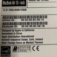 MacBook Air 2017 nuovo