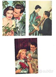 LOTTO N. 9 CARTOLINE COPPIE INNAMORATI - VINTAGE
