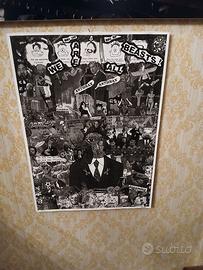 Quadro collage di Sordi Alberto