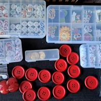 Stock di materiale da cucito