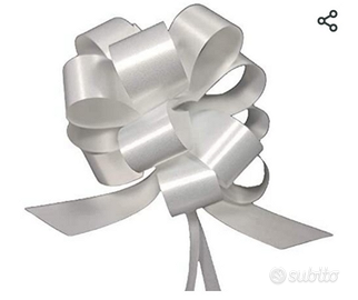 Coccarde bianche grandi