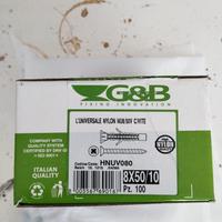 tasselli e viti  8x50/10, pezzi 100