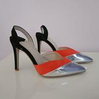 Slingback tacco alto