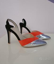 Slingback tacco alto