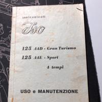 Libretto uso moto Iso 125