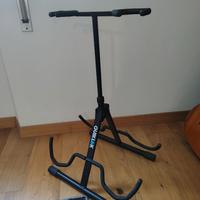 Cavalletto per 2 chitarre