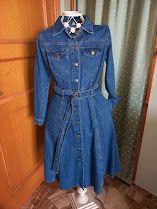 Abito Chemisier Longuette Denim