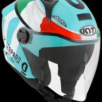 KYT Casco Jet D-CITY - Leopard - Tricolore