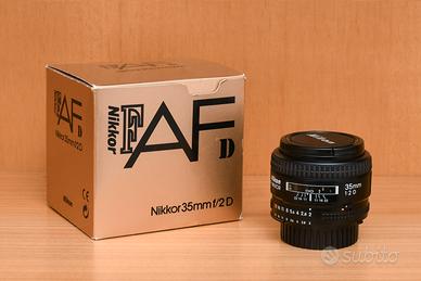 Nikon obiettivo  Nikkor 35mm f2 AF D con box