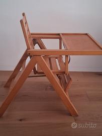 seggiolone in legno