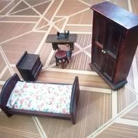 Camera da letto miniature casa delle bambole usat 