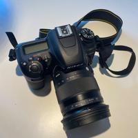 Nikon D7500 - obiettivo, sd 32GB, custodia Lowepro