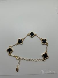 Bracciale Unisex a forma di quadrifoglio