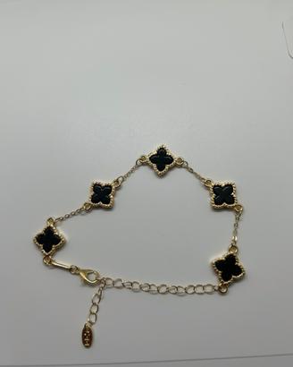 Bracciale Unisex a forma di quadrifoglio