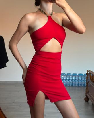 Lavellamafia Vestito sexy con dettaglio Catena S