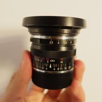 Carl Zeiss 28mm F2.8 LEICA M MOUNT lens with hood