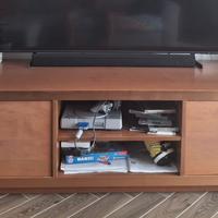 Mobile TV legno ciliegio