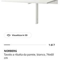 tavolo da ribalta a parete ikea