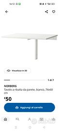 tavolo da ribalta a parete ikea